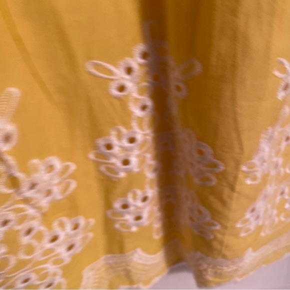 American Sweetheart Sun Yellow Tunic Style Top. classic/boho/California/elegant - Picture 6 of 15